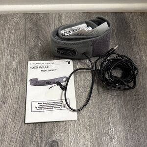 Calming Heat Massaging Flexi Wrap, Grey